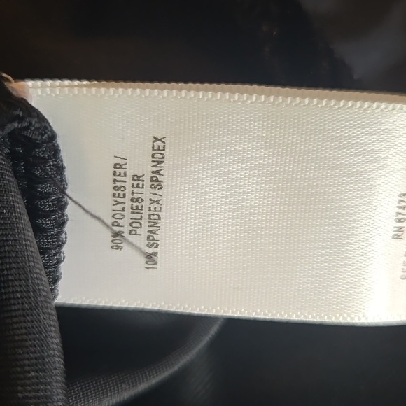 Gabby Skye-Black velvet pullover sheath dress 3/4 bell sleeves Sz 14 NWT - Picture 7 of 7